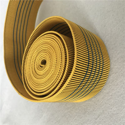 China Gelbes Sofa-elastisches gewebtes Material 50 Millimeter oder besonders angefertigt für Möbel-Zusätze fournisseur