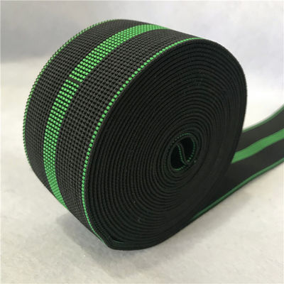 China reflektierender schwarzer Gebrauch der Breite 50mm des Polyester-gewebten Materials Farbfür Sofasitz fournisseur