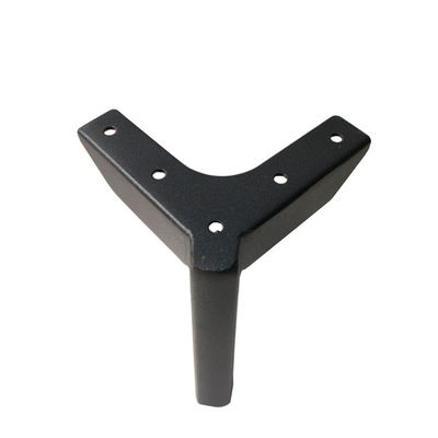 China Eisen-Vollenden-Metallsofa-Bein-schwarze Farbmoderner und glatter Entwurf fournisseur