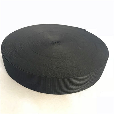 China 4cm Breiten-Rasen-Möbel-gewebtes Material, schwarzes Patio-Stuhl-gewebtes Material der Farbe52g/m fournisseur
