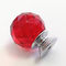 Ziehen Sie Griff-Griff-Kristallbergkristall-Knopf-rotes Orange oder transparent für Möbel fournisseur