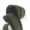 Gelbe Linien Polsterungs-Seat-gewebtes Material, 90g/M elastische Möbel-Bügel fournisseur