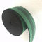 Grünes elastisches gewebtes Material der Breiten-50mm mit 4 schwarzen Linien PET-gewebtes Material fournisseur