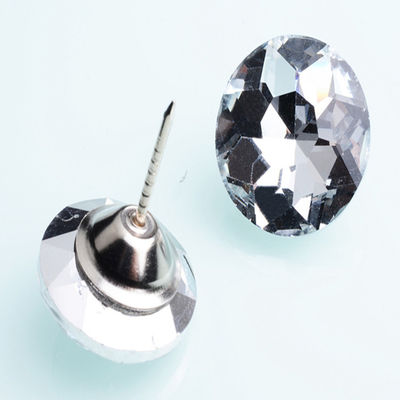 China Multi Art-verschiedene Größen-Kristallbergkristall knöpft transparenten 25mm Durchmesser fournisseur