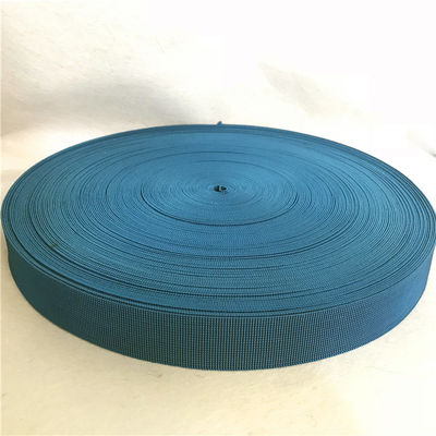 China Blaue Breiten-umweltfreundliche hohe Hartnäckigkeit des Farbgartenstuhl-gewebten Materials 40mm fournisseur