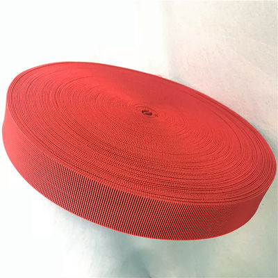 China Möbel-Abdeckungs-Art im Freien elastisches Polsterungs-gewebtes Material in der roten Farbe fournisseur