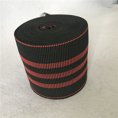 China elastische Breite 10cm des gewebten Materials des Jacquardwebstuhls des Rattanstock-gewebten Materials in der schwarzen Farbe fournisseur