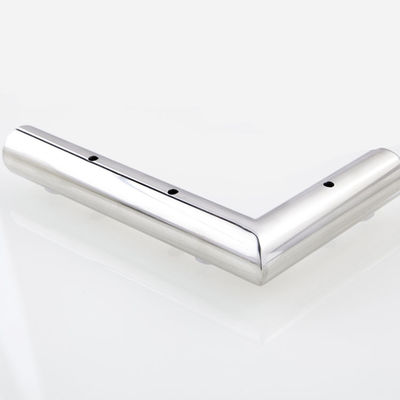 Im amerikanischen Stil Metallsofa-Beine L Rohr-Durchmesser Form-Polnisch-Chrome-Ende38mm fournisseur