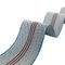Gutes Beweglichkeits-Gummiblau des Umwelt PET Sofa-elastischen gewebten Materials mit 3 roten Linien fournisseur